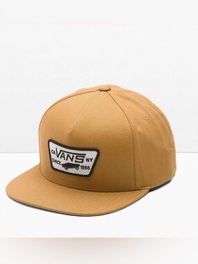 Vans Patch Snapback Hat in Yellow
